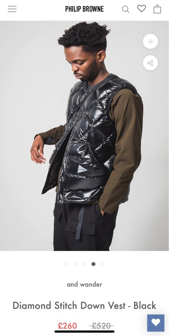And wander clearance diamond stitch vest