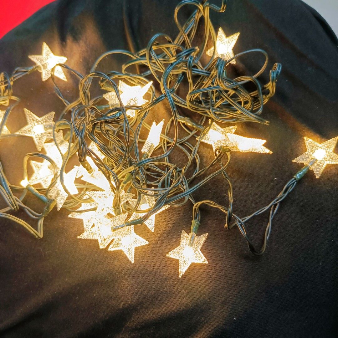 Anko Low Voltage 25 Warm White Star String Lights 220V (Category: Lighting) located in Rizal. Submitted by TheSweetSpotShoppe (Listing ID 1261242880, Image 1). Description: • Bulbs warm white LED (non-replaceable) • Static functions.