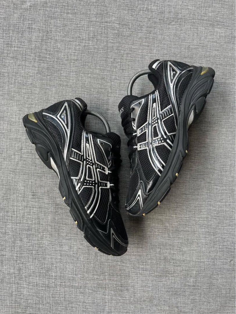 asics gel kanbarra 5 black silver Fesyen Pria Sepatu Lainnya di