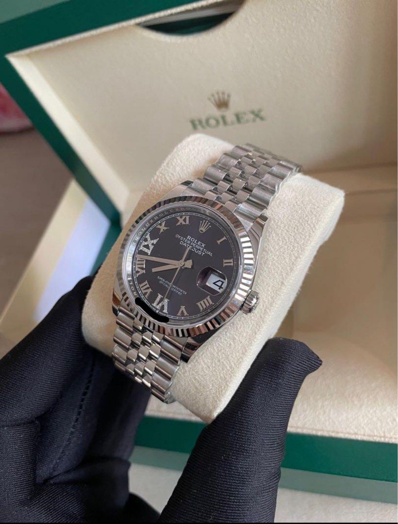 Rolex new arrivals aubergine dial