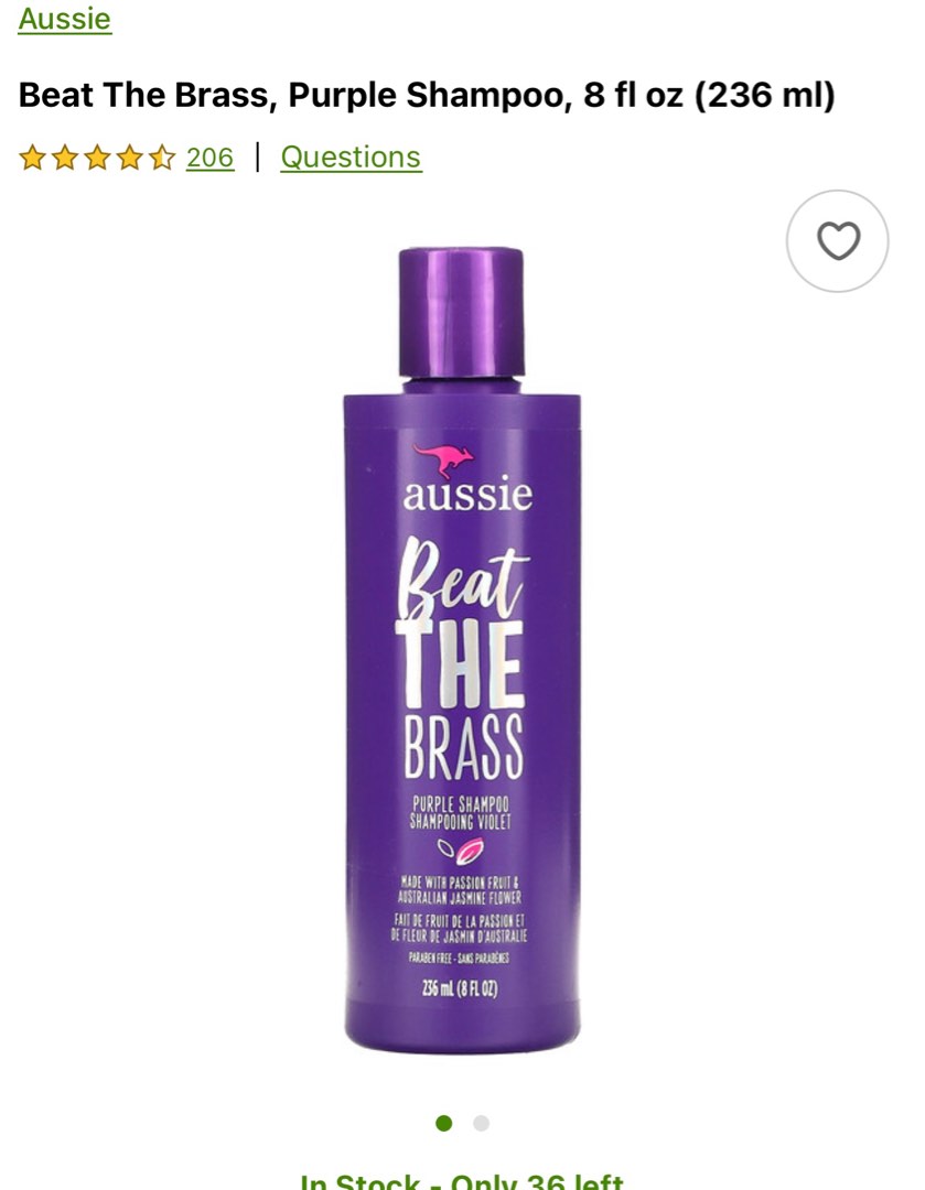 Aussie purple shampoo discount