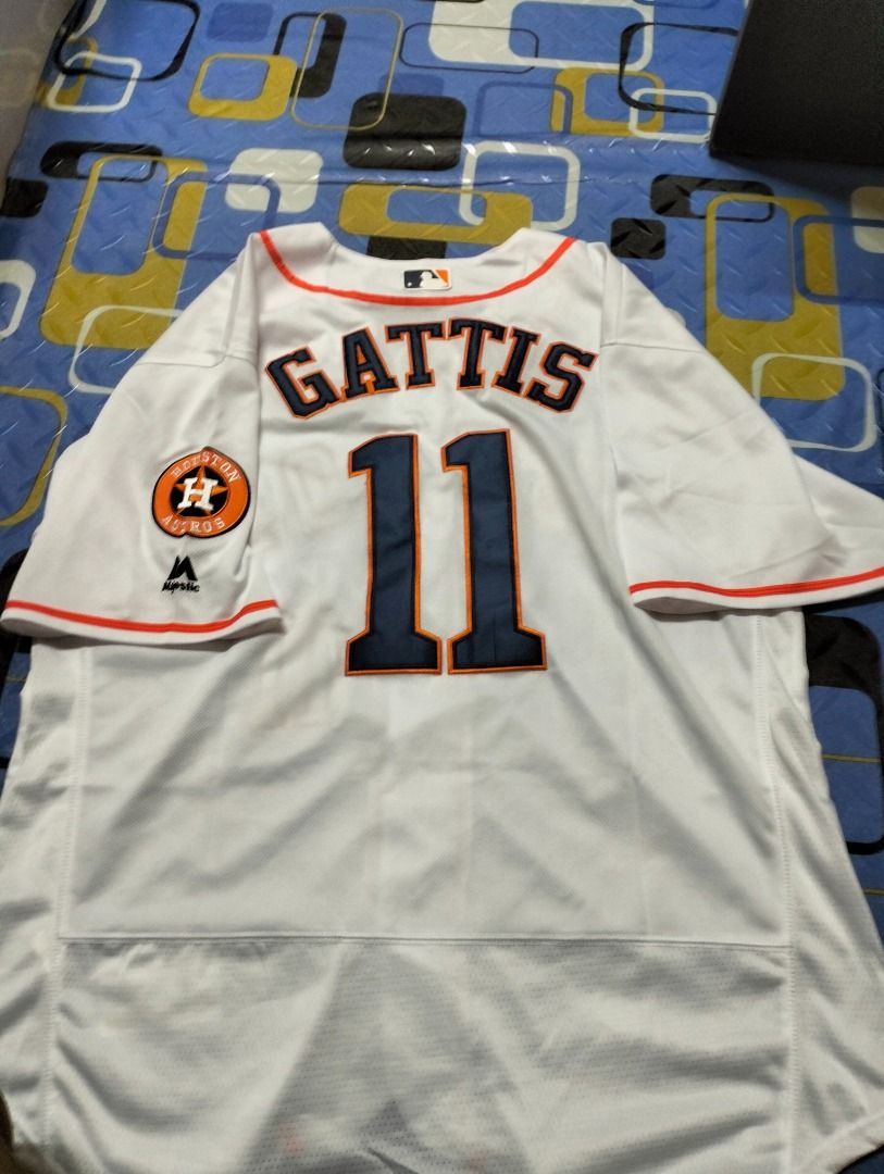 AUTHENTIC JERSEY BASEBALL HOUSTON ASTROS EVAN GATTIS SIZE 52 2XL