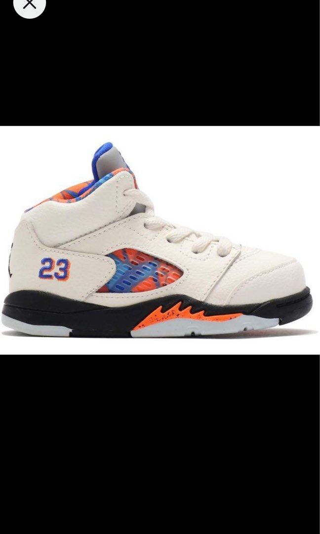 Authentic Jordan 5 retro TD Nike KIDS SHOE SNEAKER HIGH CUT
