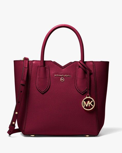 Michael kors deals burgundy satchel