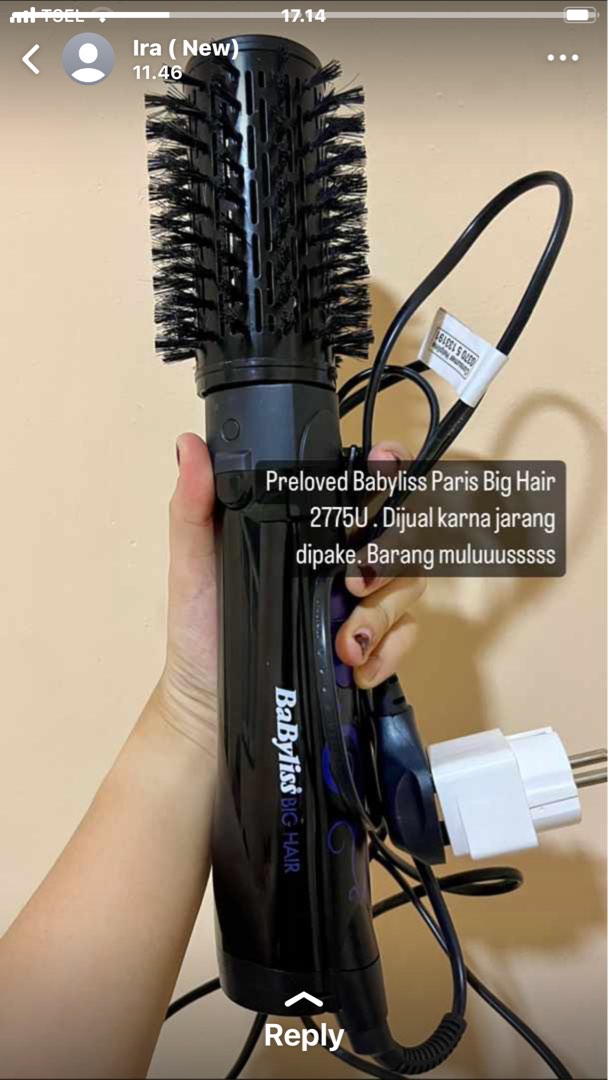 Hot Air Styler Babyliss Big Hair 2775u Big Hair Brush Babyliss