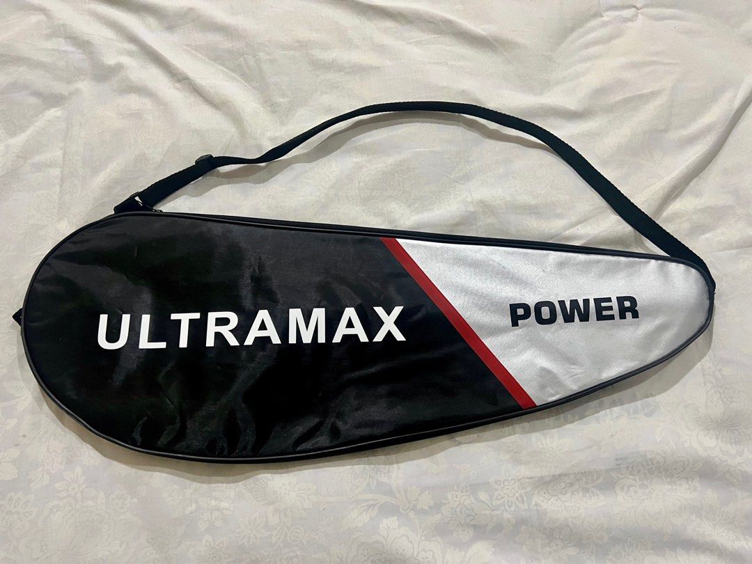 Badminton Racket Ultramax with Bag, Sports Equipment, Sports & Games ...