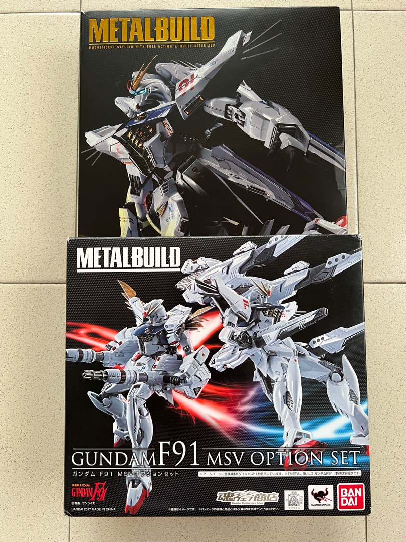 ガンダムF91 囀り MSVオプションセット メタルビルド