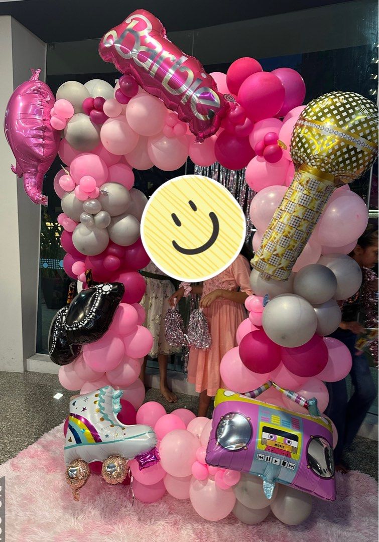 Barbie Balloon Party Decorations | Birthday Decorations, Furniture & Home Living, Home Decor