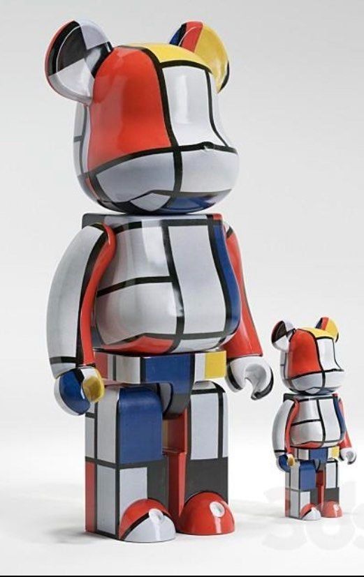 通販専売 Bearbrick Piet Mondrian 100% 400% | artfive.co.jp