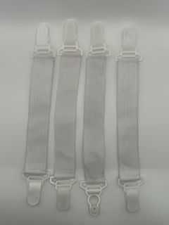 6pcs Bed Sheet Clips Mattress Pad Straps - Elastic Sheets Holder And  Suspenders For Sofa Cushion & Home Furniture, Keep Sheet Snug Fitted All  Night Long