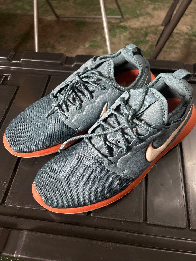 Blue and Orange Nike Roshe 2.0