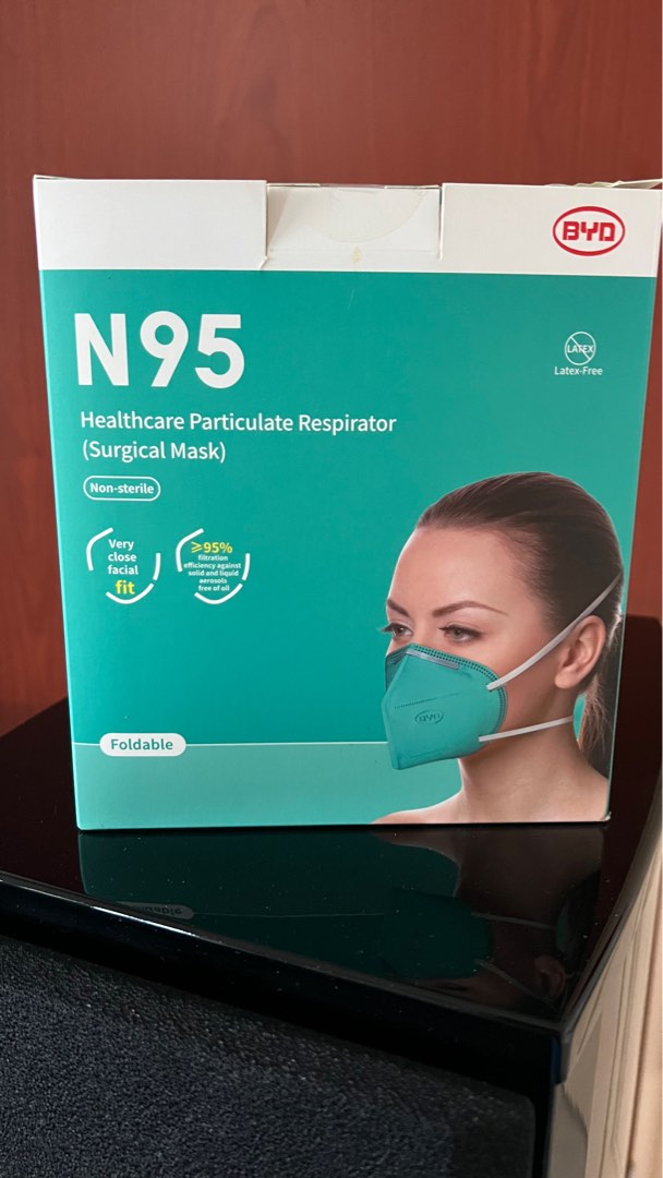 BN but expired N95 surgical mask, Health & Nutrition, Face Masks & Face