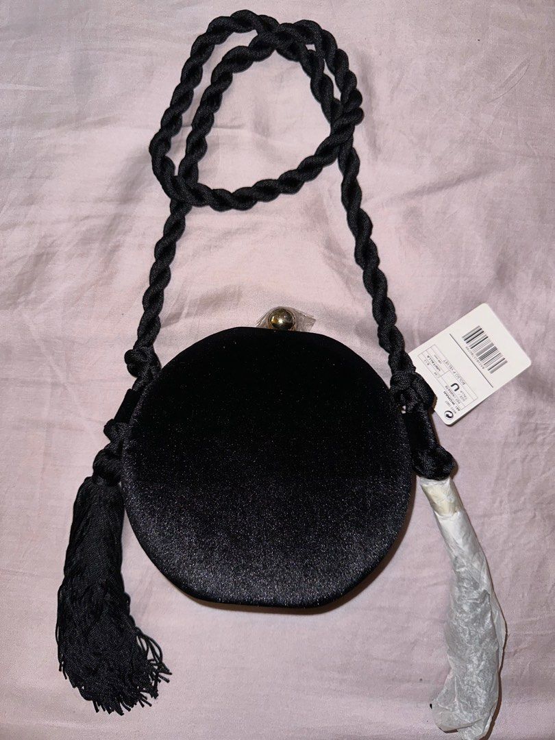 Mango round clearance leather bag