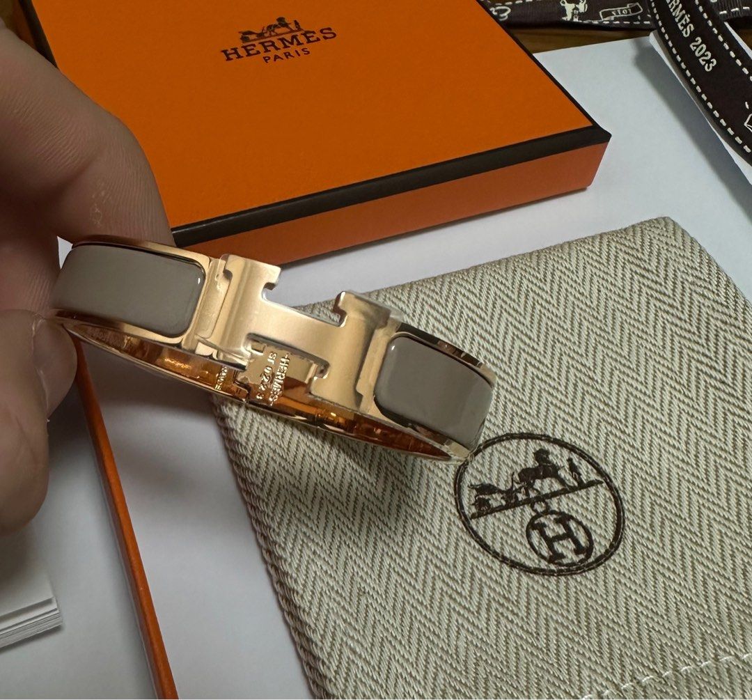 BNIB Hermes clic h bracelet pm size, Luxury, Accessories on Carousell