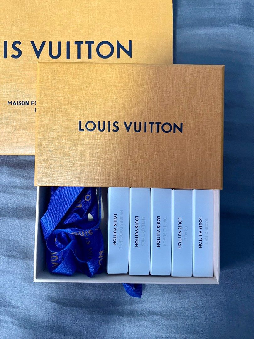 Louis Vuitton Fragrance Perfume Sample Set with Gift Box & Ribbon