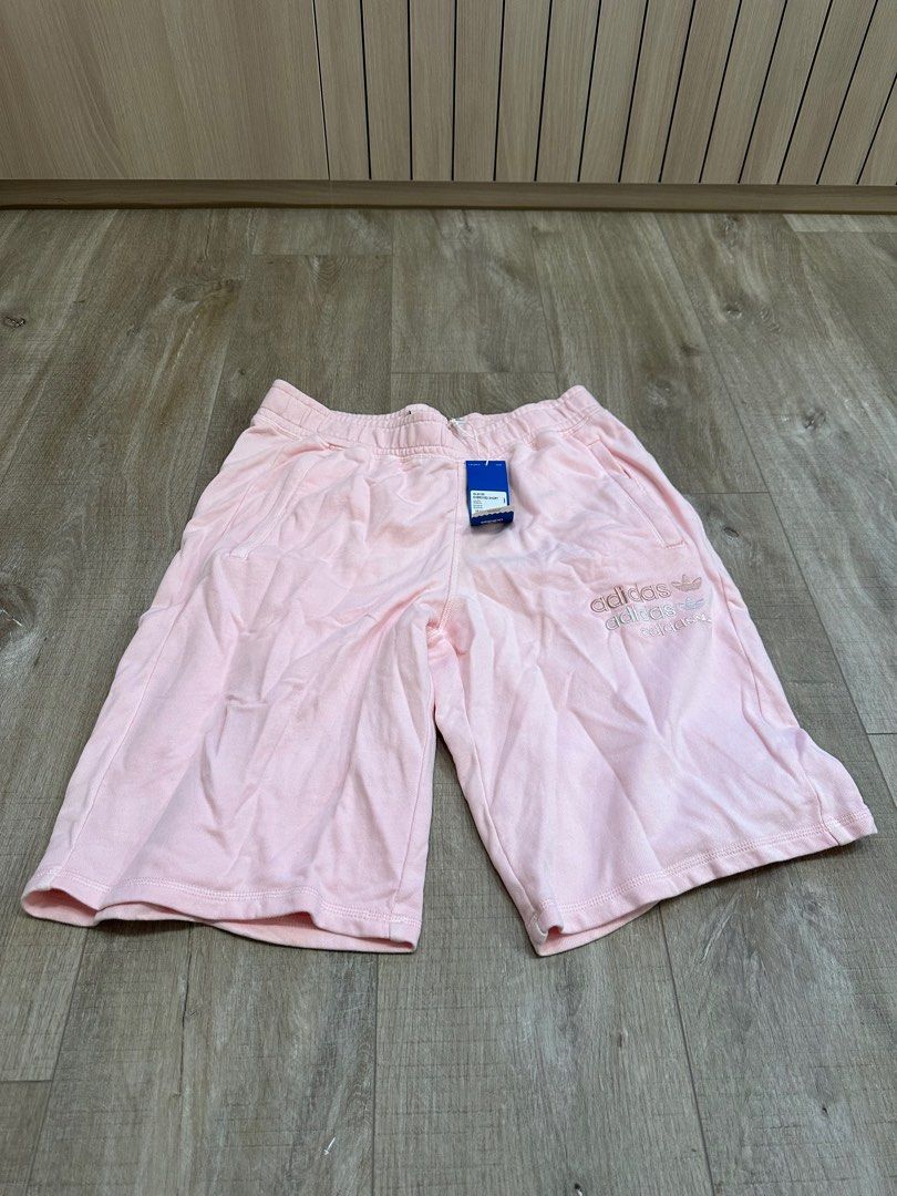 pink adidas mens shorts