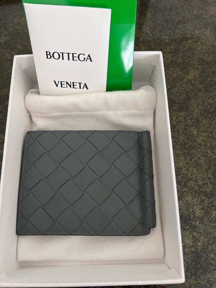 Bottega Veneta BV Money Clip Wallet, Luxury, Bags & Wallets on