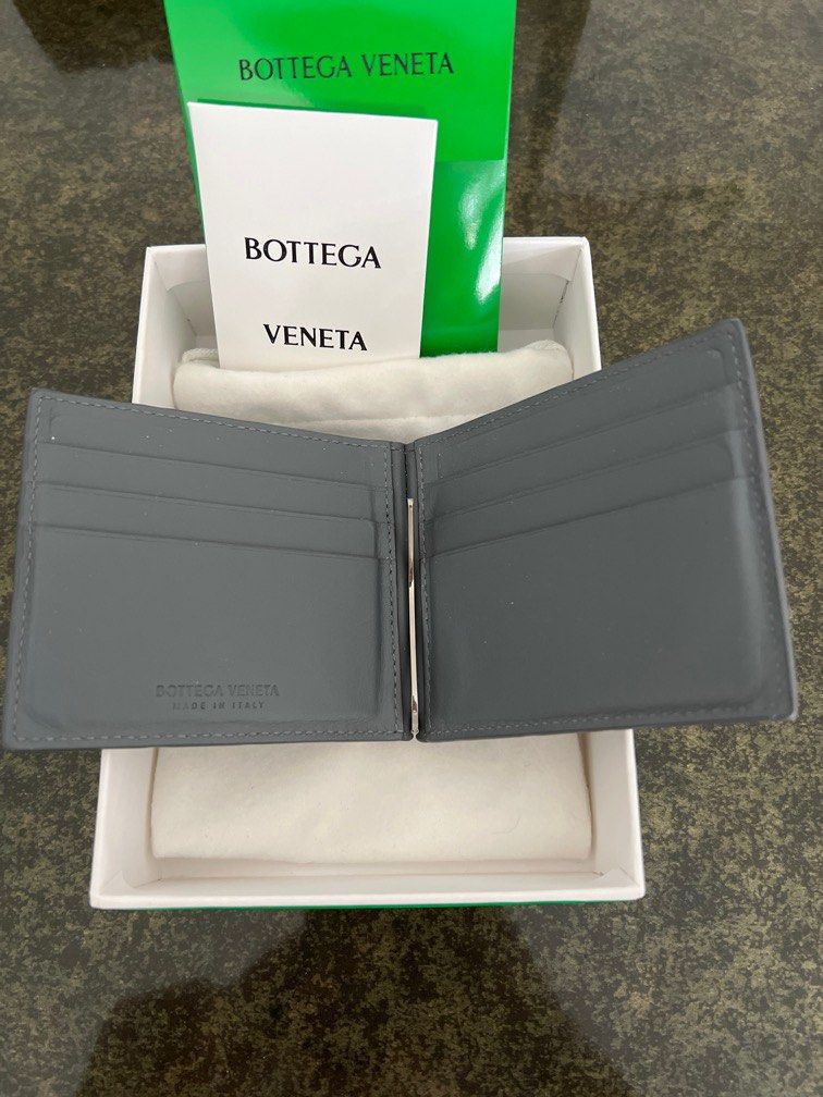 【極美品】BOTTEGA VENETA CASSETTE BILL CLIP Bottega Veneta® Men's Cassette Bill Clip Wallet in Black