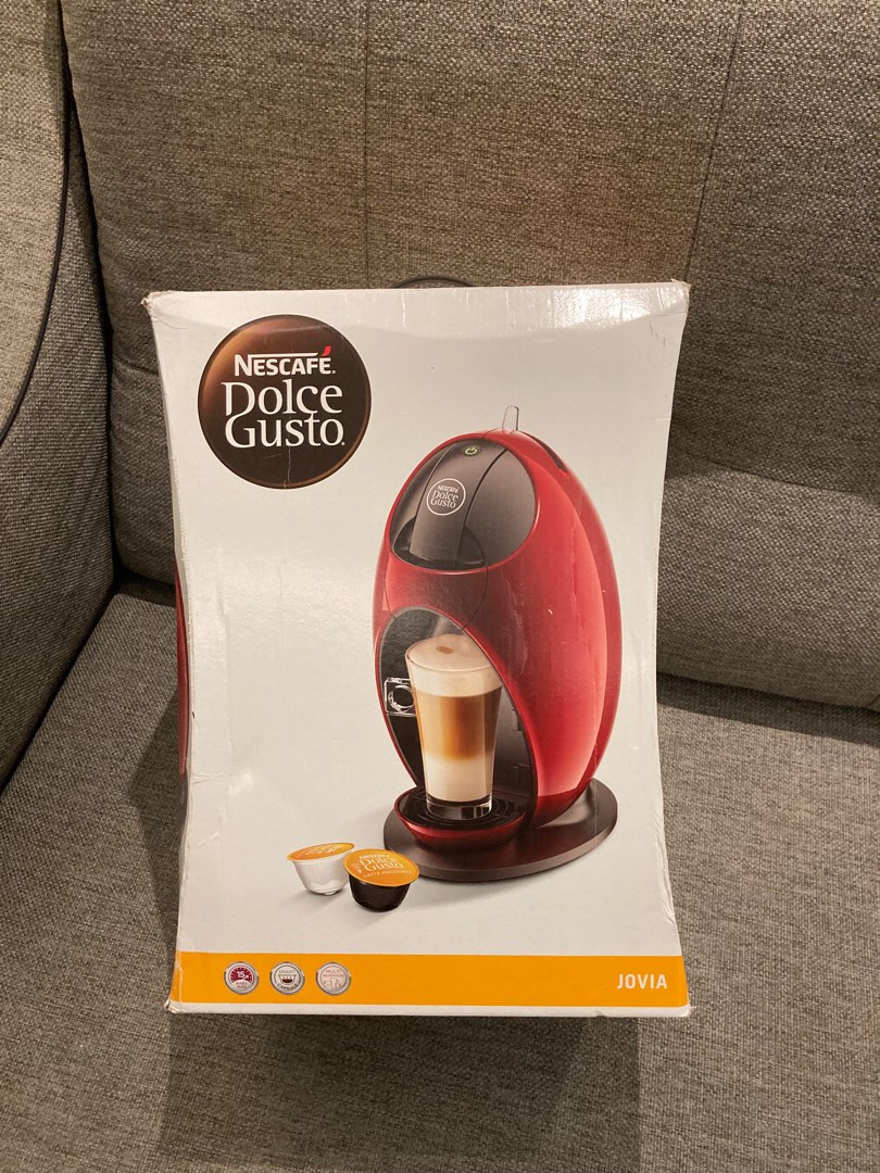 *BRAND NEW* Red Nescafe Dolce Gusto Jovia Coffee Capsule Machine, TV