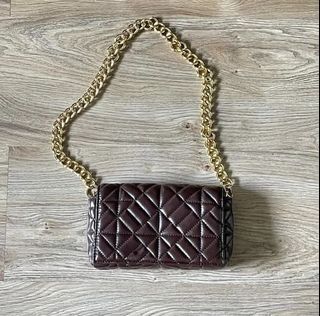 Brown Chain Shoulder Bag