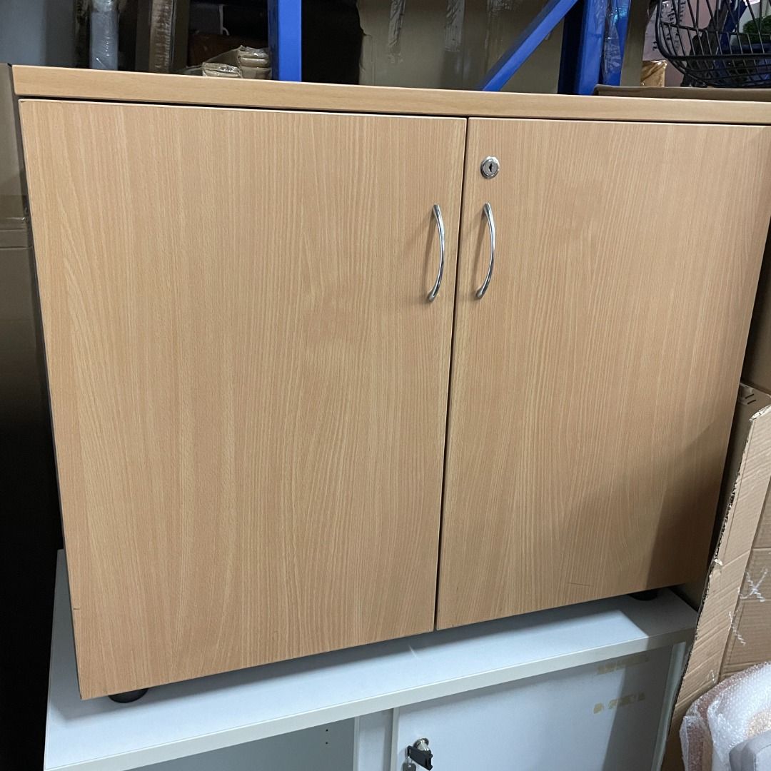 Used office top storage cupboards