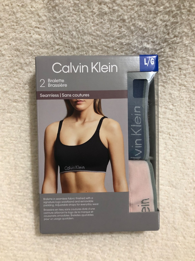 Calvin Klein Bralette Seamless 2 Pack Women s Fashion Undergarments Loungewear on Carousell