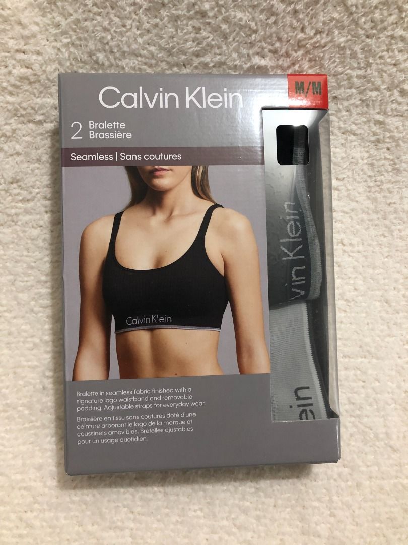 Calvin klein seamless bralette 2 pack cheap