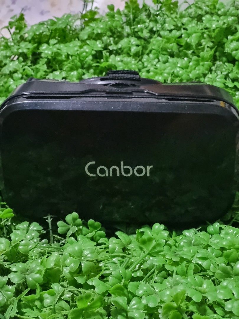 Canbor VR Headset Virtual Reality 3D VR (Category: Virtual Reality) located in Paombong. Submitted by sweetdeals0181656 (Listing ID 1261296268, Image 1). Description: Item is tested with Android Phone. Working but with visible damage in the leather cover of the right headphone. Please check photos for the actual flaw mentioned. Last photo not ours, used as reference and guide onlym Credit to the owner..