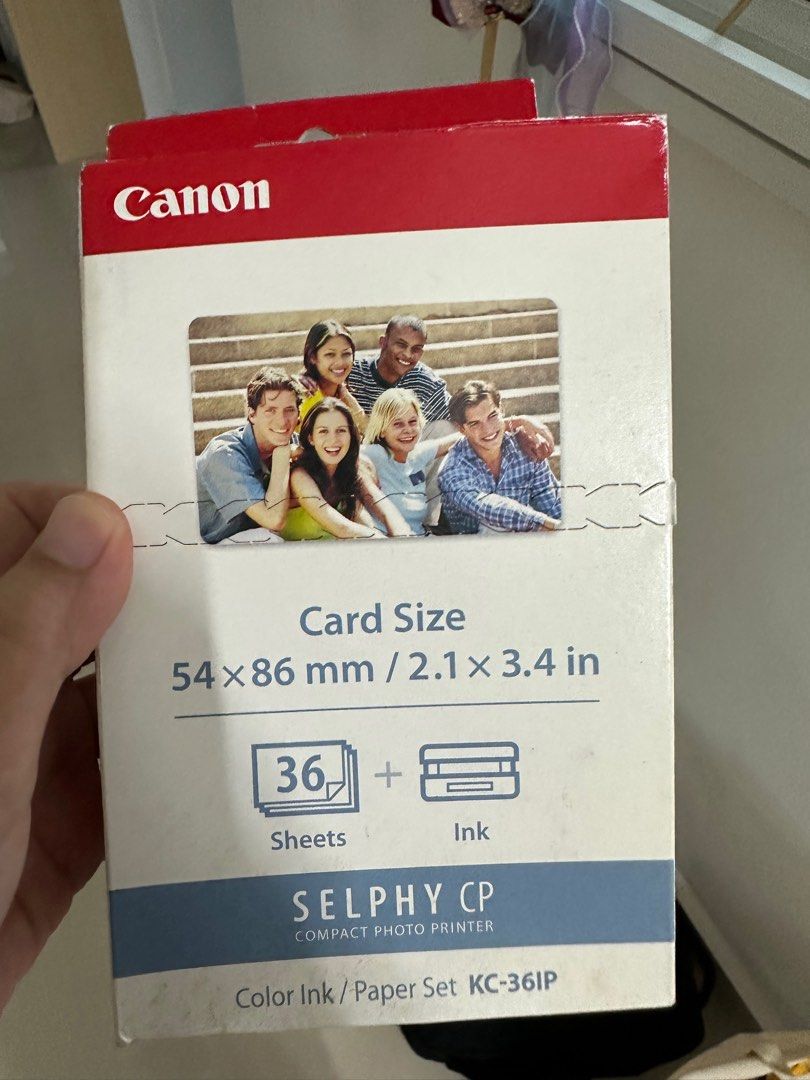 canon kp-36ip ink/paper for selphy series printers-36×4×6postcard size,  Computers & Tech, Printers, Scanners & Copiers on Carousell