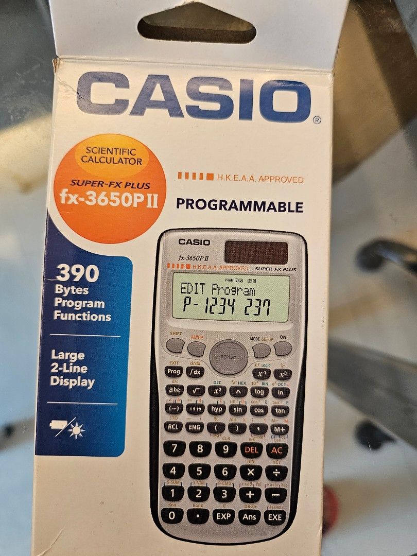 Casio fx 3650P II Carousell