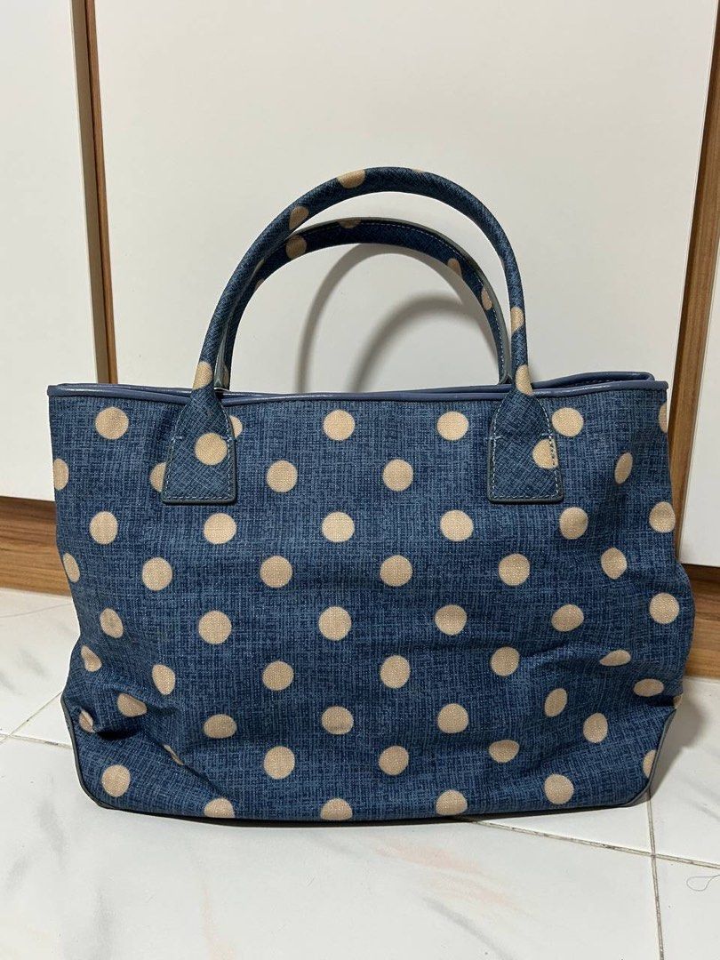 Cath kidston blue sales polka dot bag