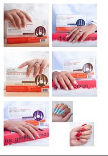 Cathy Kathy Professionals Pro Gelly Tips 500 pieces Non-Crease Soft Gel Nail Tips Extensions