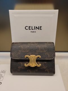 Shop CELINE Triomphe Canvas 2023-24FW SMALL BUCKET CUIR TRIOMPHE