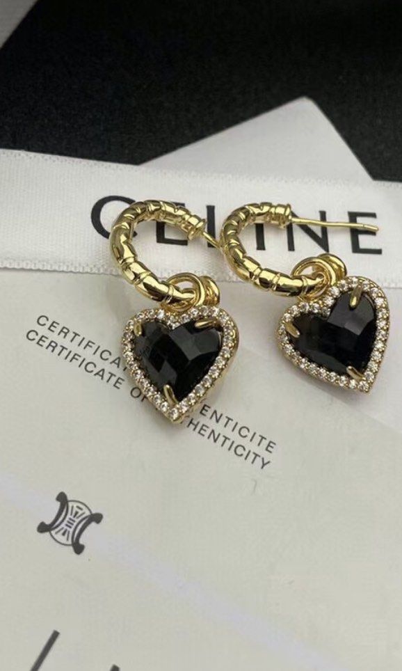 Celine heart earring
