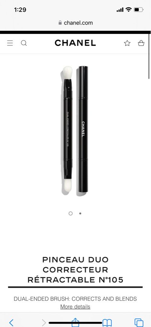 Chanel Retractable Dual-Ended Concealer Brush N.105 - Concealer Brush