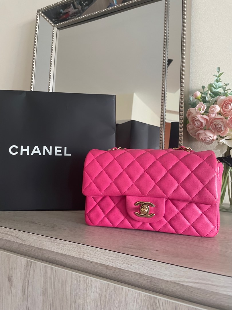 Mini Rectangle Channel CHANEL MINI Rectangle, Luxury, Bags & Wallets on Carousell