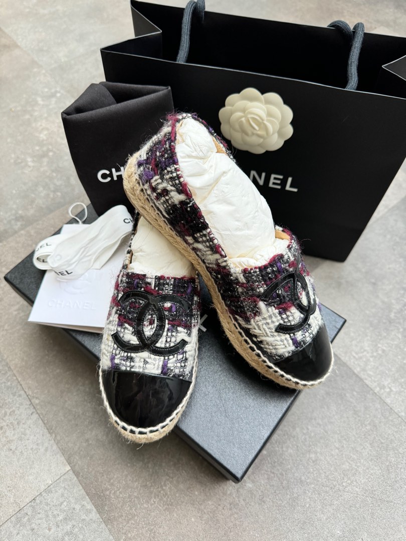 Chanel tweed espadrilles 2019 sale