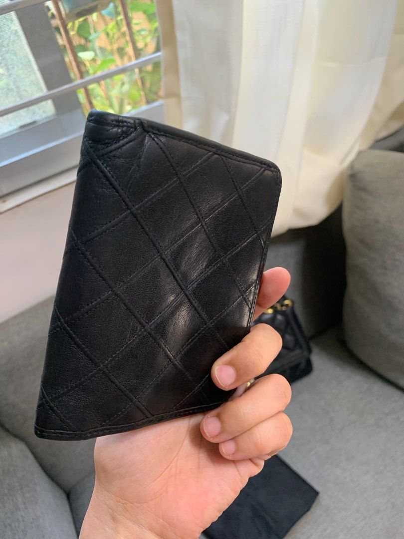 Chanel vintage bifold wallet, Luxury, Bags & Wallets on Carousell