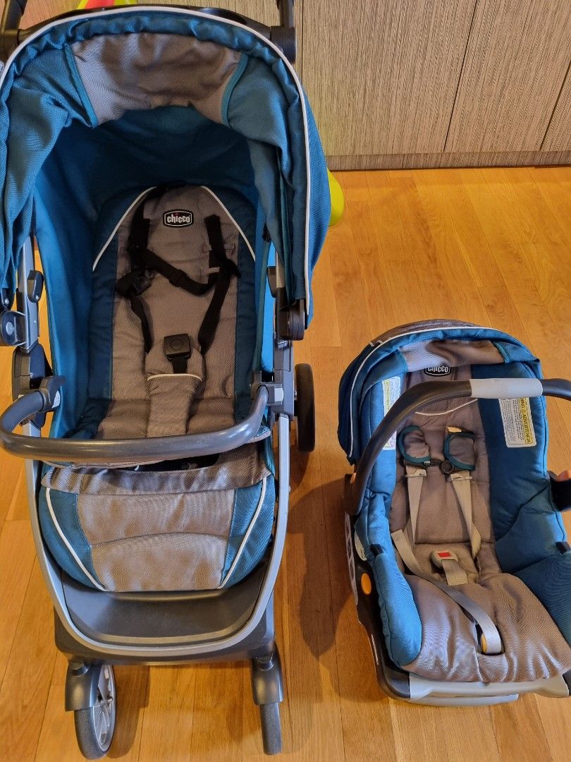 Chico bravo baby stroller and car seat Babies Kids Going Out