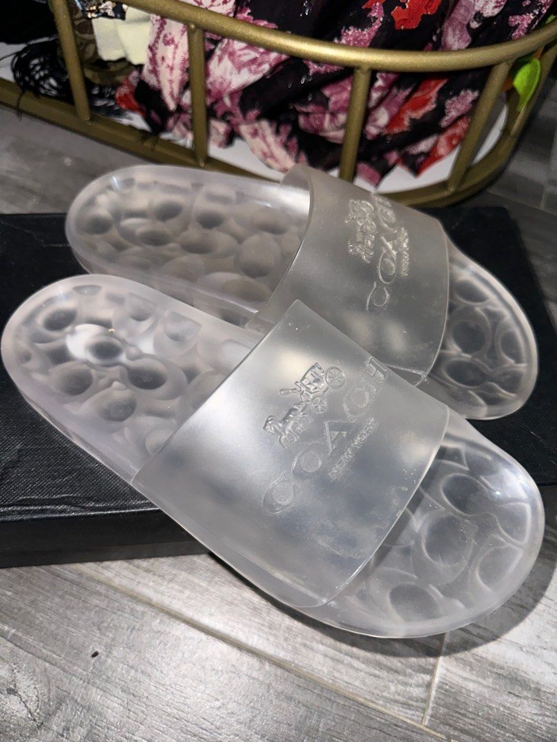 Clear coach slides on sale