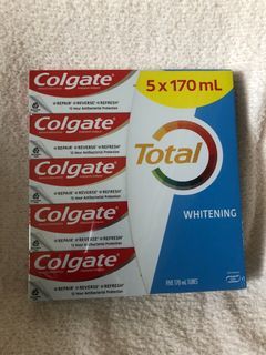 Colgate Total Whitening 170mlx5 🇨🇦