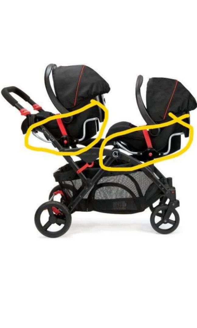 Contours options tandem stroller adapter 2025
