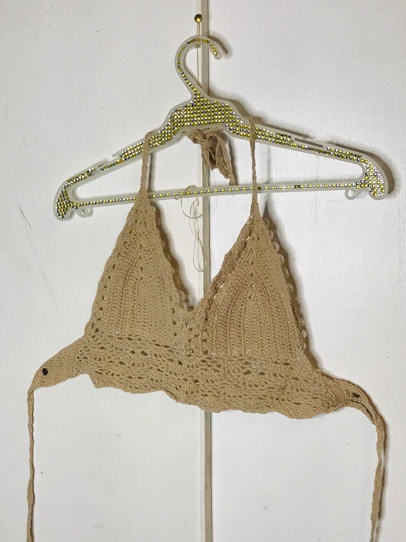 Crochet nude, Women's Fashion, Swimwear, Bikinis & Swimsuits on Carousell