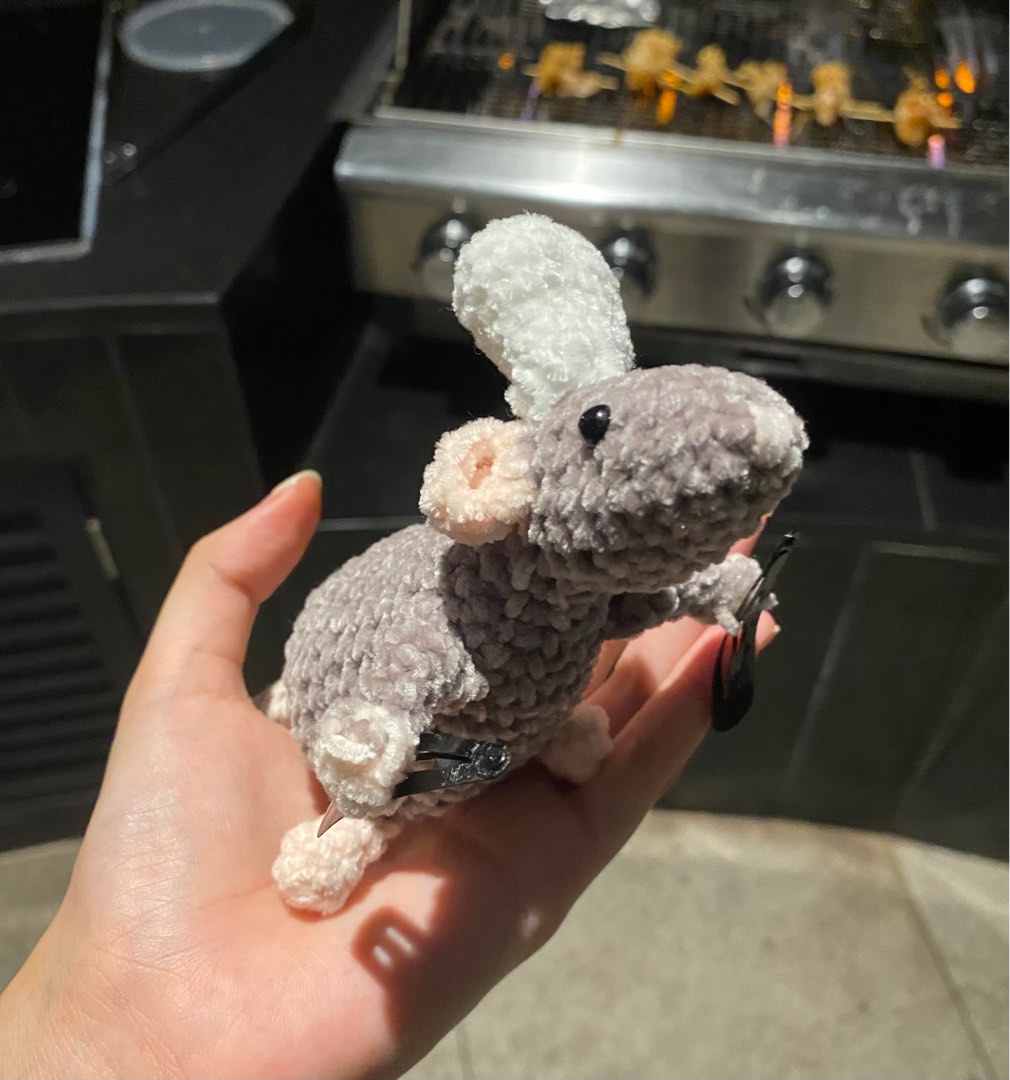 Crochet Ratatouille Chef Rat Headband, Hobbies & Toys, Stationery