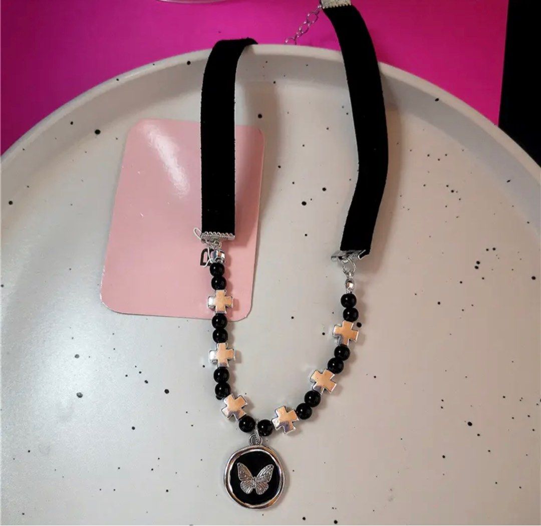 Cute discount black necklaces
