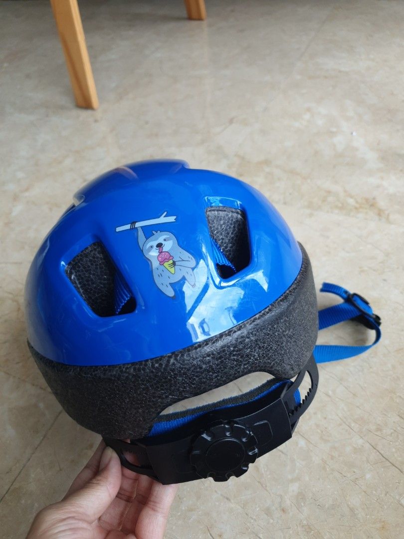 Decathlon Kid Bike Helmet KH500 blue Sports Equipment Bicycles Parts Parts Accessories on Carousell