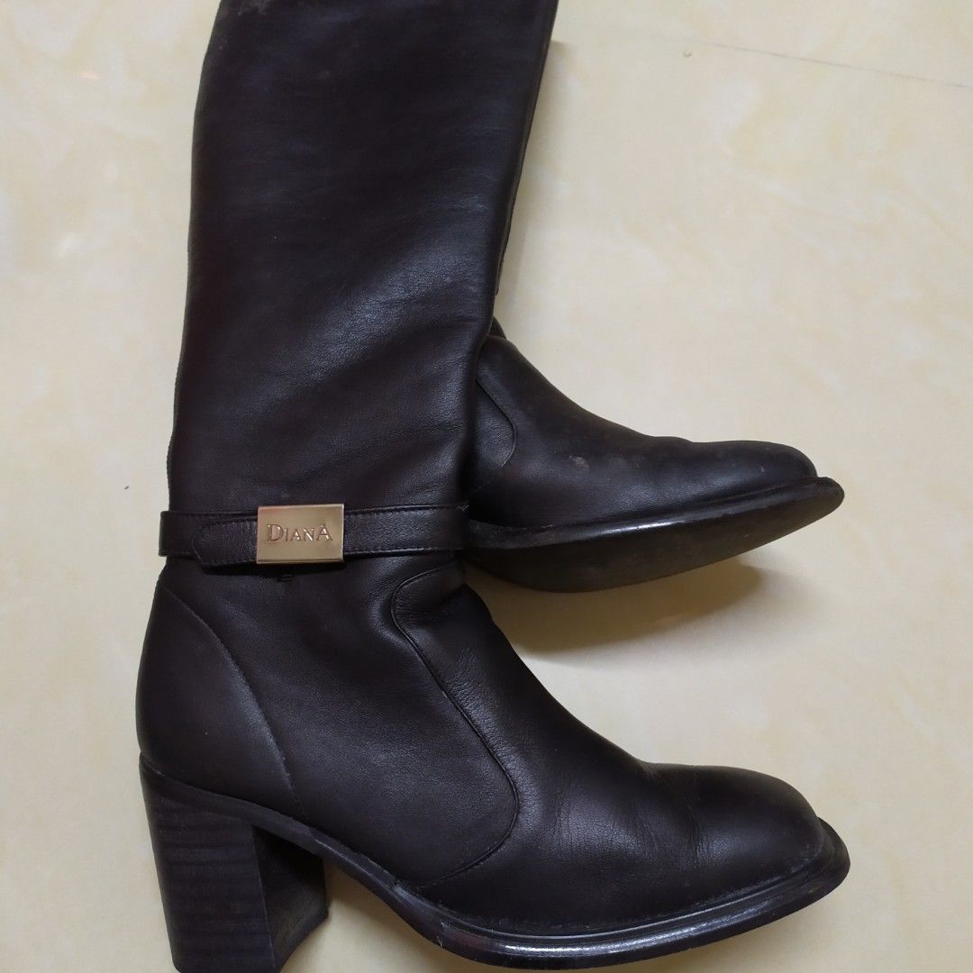 DIANA boots (size.24cm）, 女裝, 鞋, 靴- Carousell