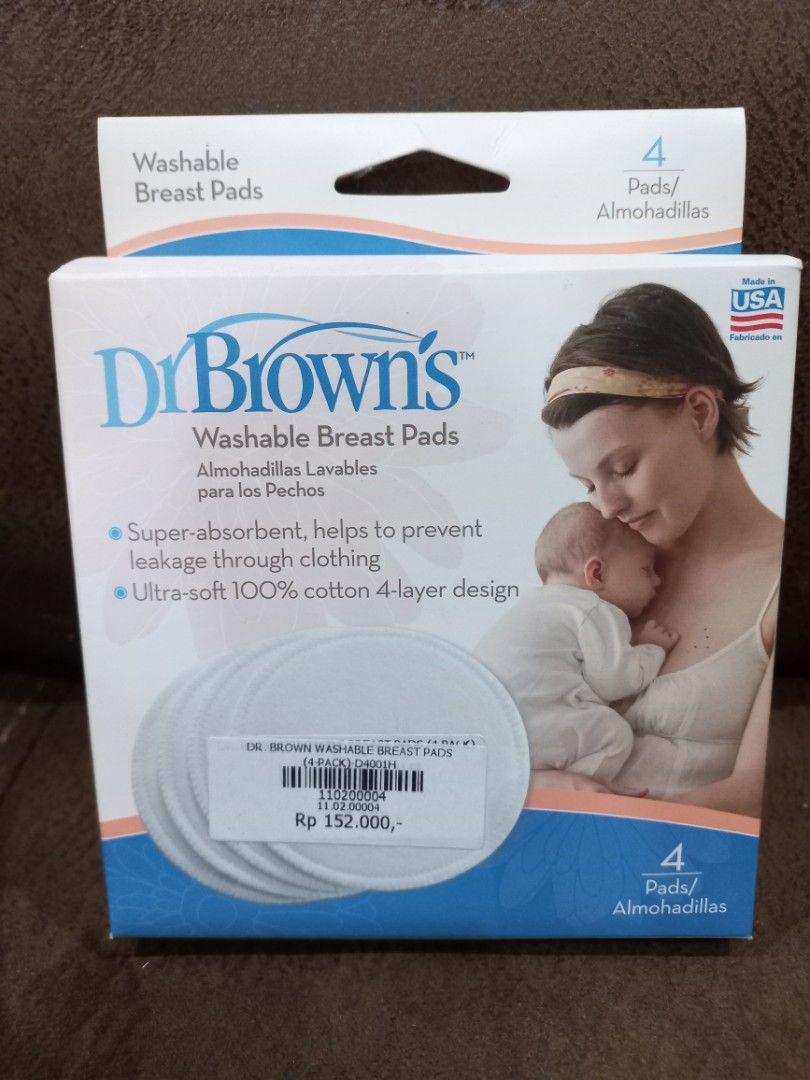 Dr. Brown's Washable Breast Pads 4 pack