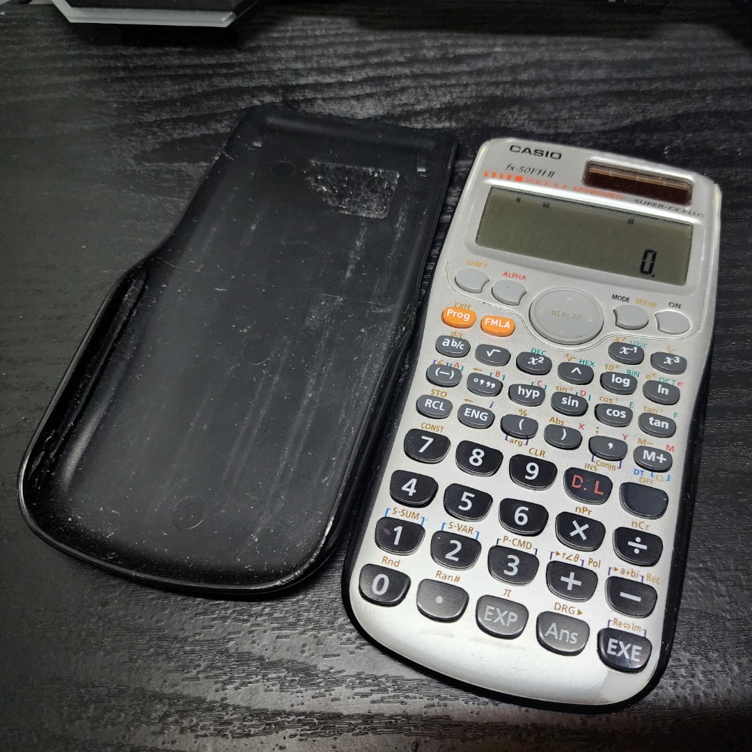 數學Dse Casio 多功能科學函數計數機 fx-50FH II 第2代, 電腦＆科技, 商務用科技產品 - Carousell