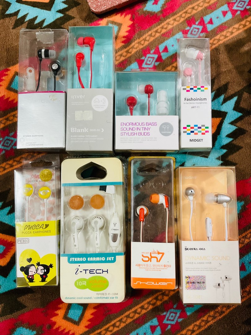 Earbuds Imported Korean Brands New BUNDLE TAKE ALL, Audio, Headphones